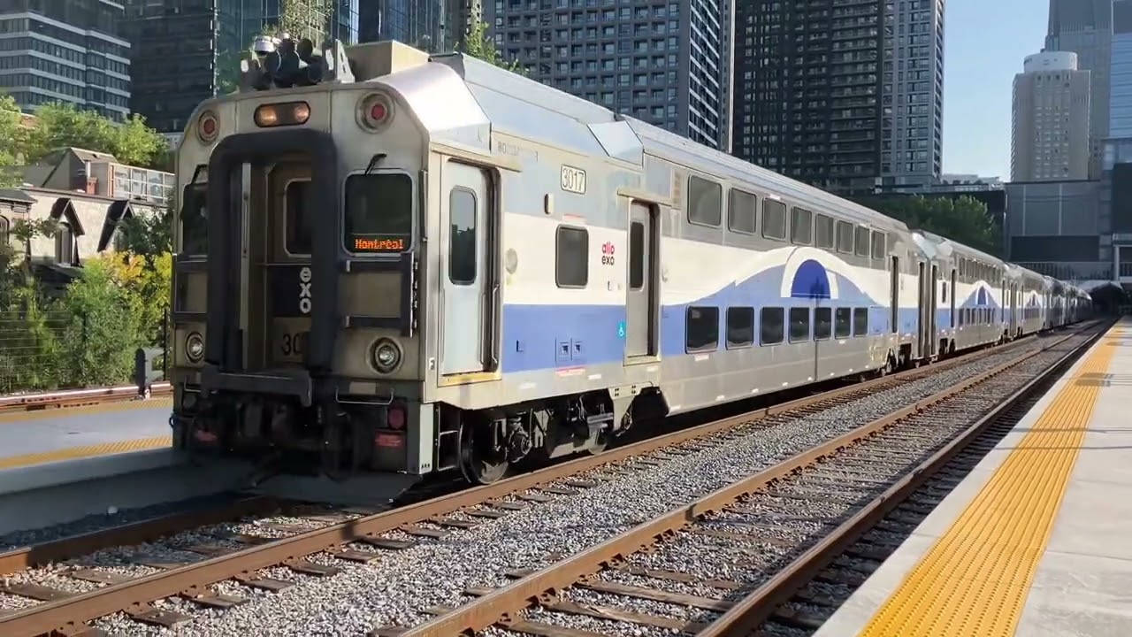 Railfanning at Lucien-L'Allier train station