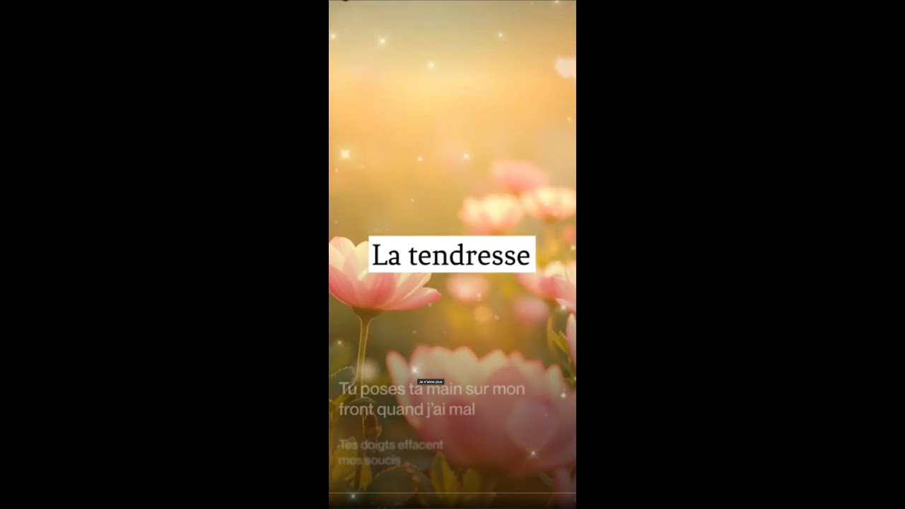 🌸 La Tendresse - Chanson Romantique Originale |  Piano | Pop Émotionnelle 2025 🎻