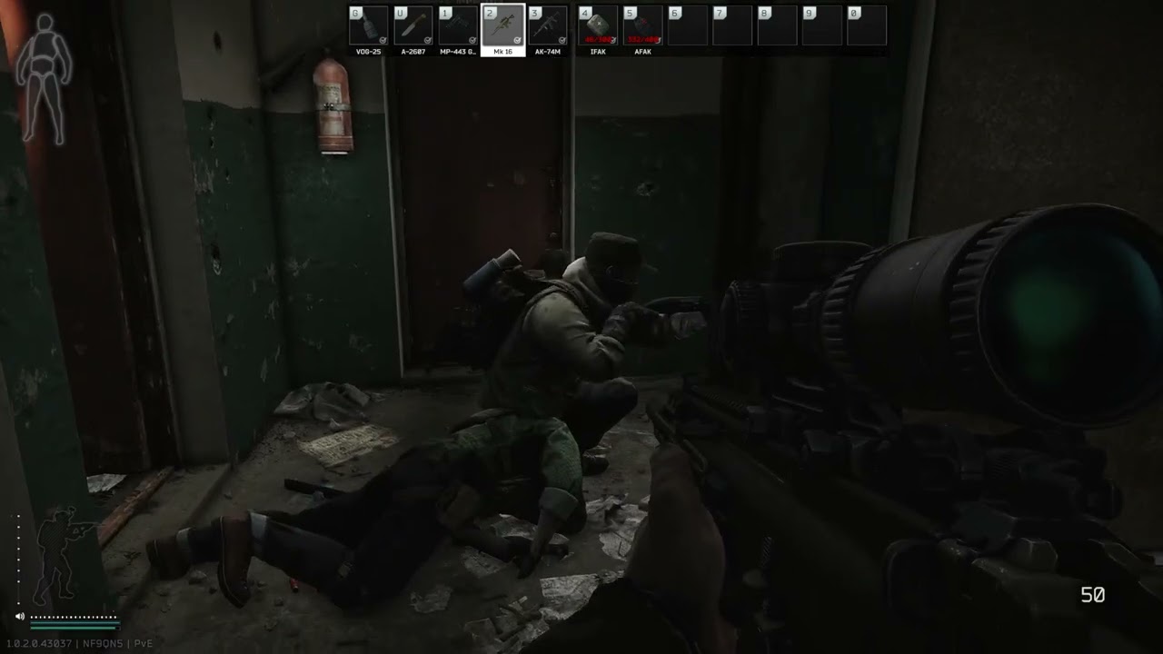Escape From Tarkov【PVE】 スカブでファクトリーでの日常風景
