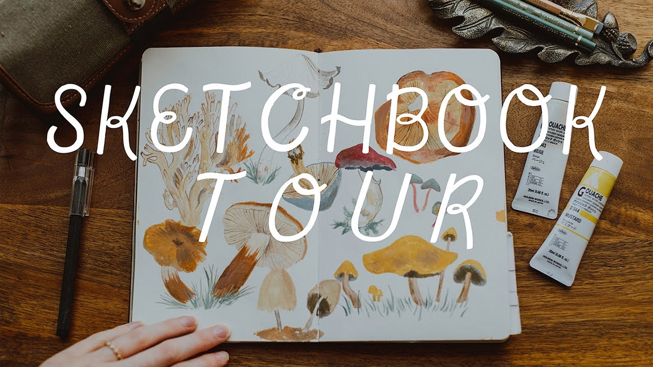 Sketchbook tour ✷ 5 years of drawing