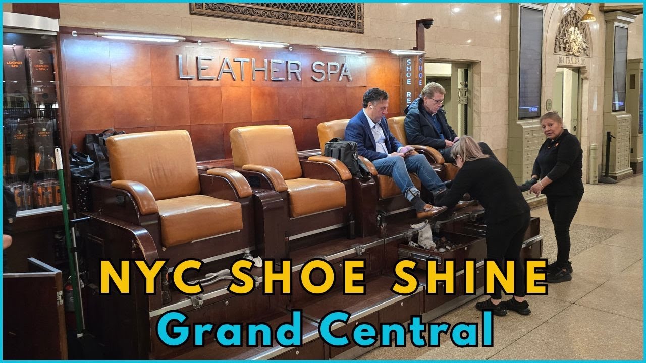 Leather Spa Shoe Shine | Grand Central NYC