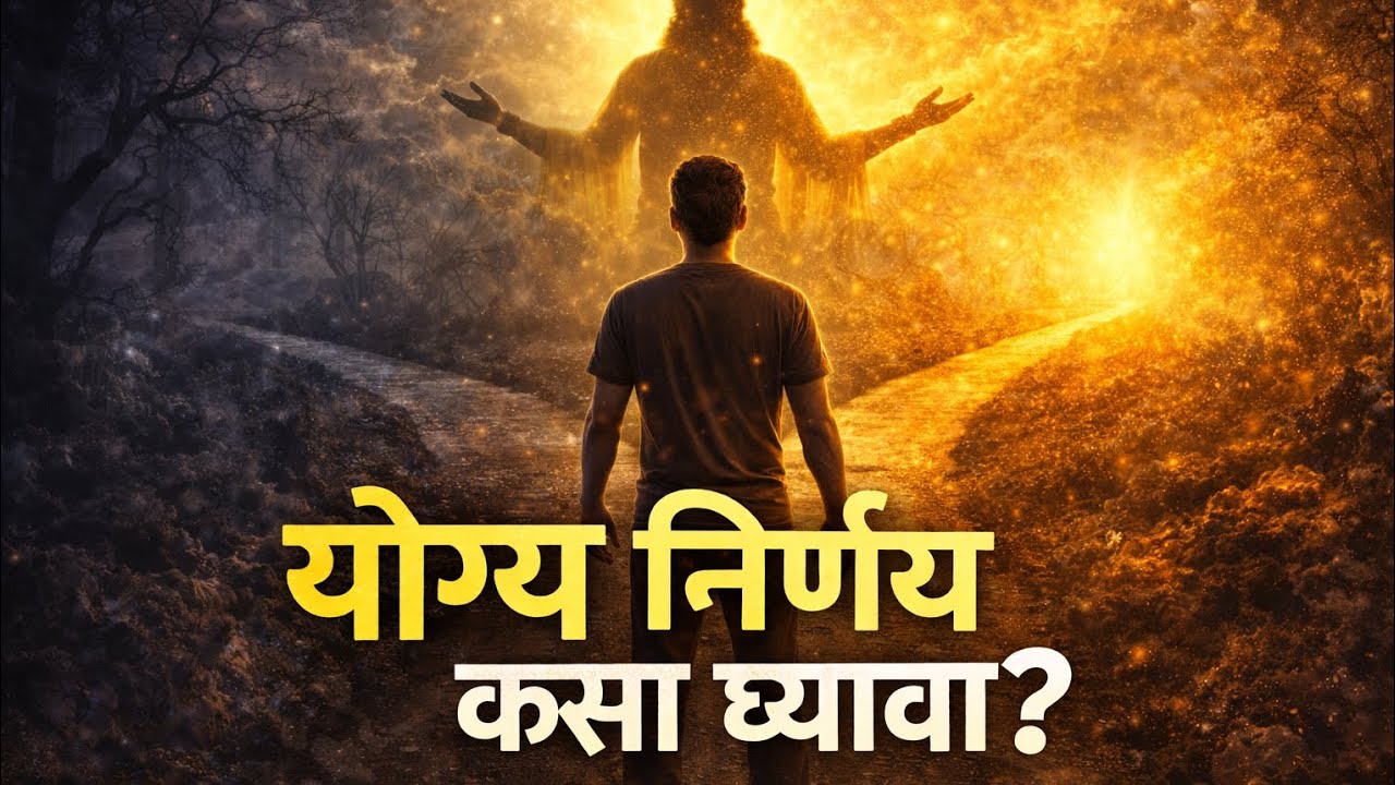 जीवनातील मोठा निर्णय कसा घ्यावा? | गीतेनुसार 2 पावले | Marathi