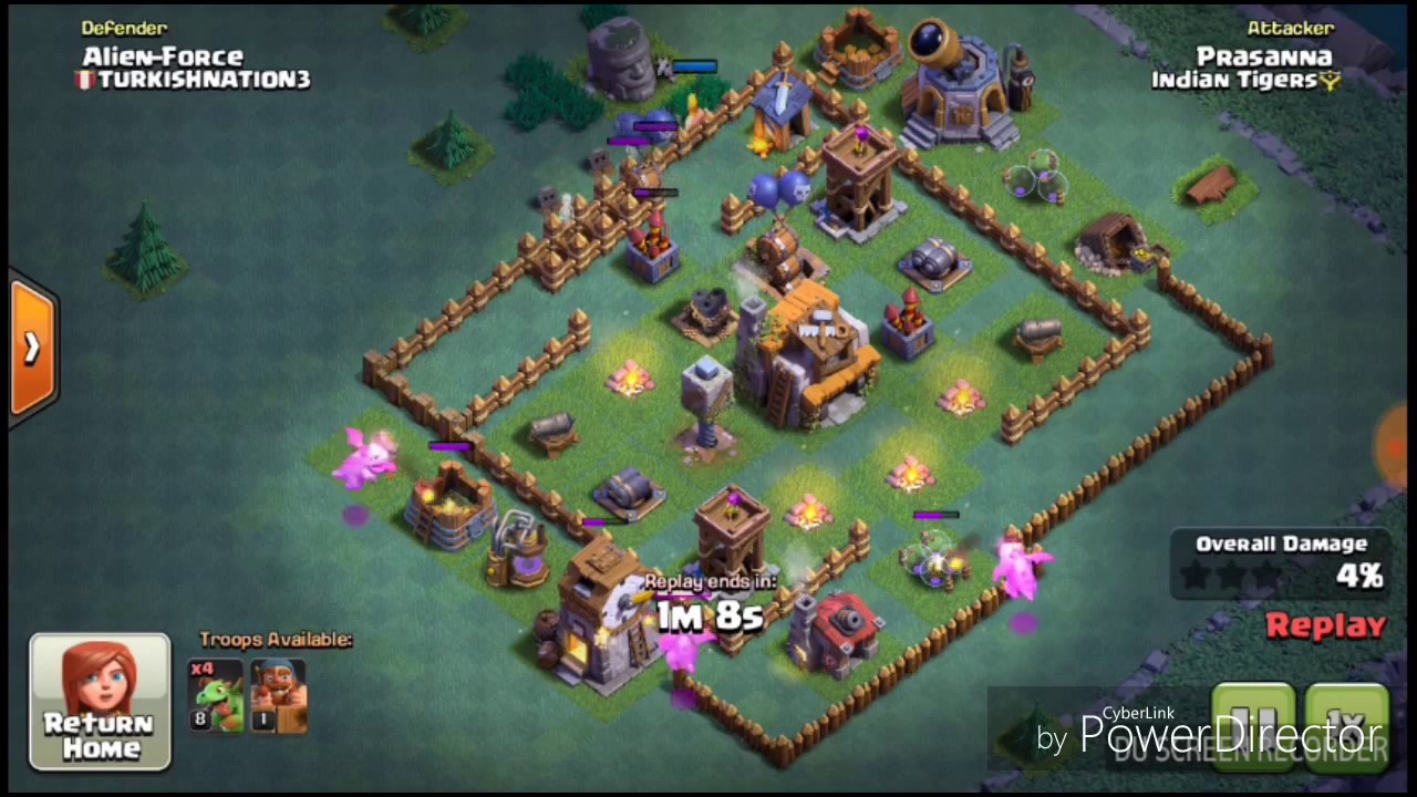 100% Attack Strategy for Builder Hall 4/5 | Over 2500 Trophies | Clash of Clans |