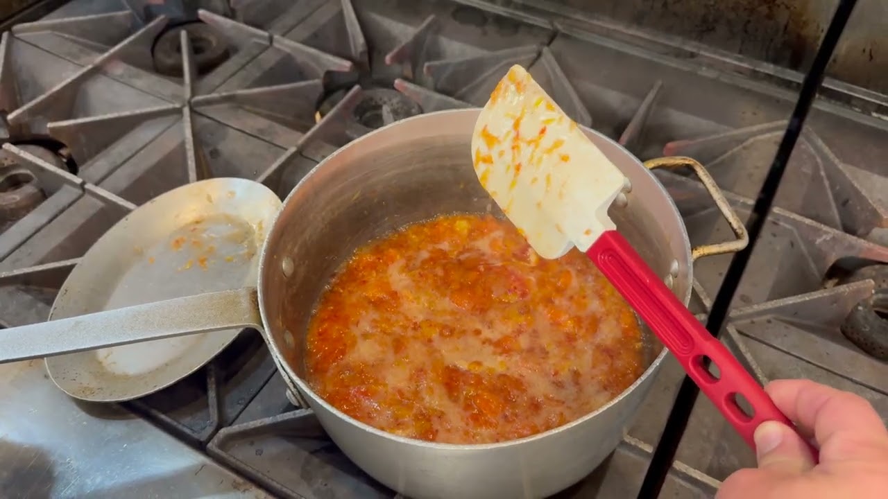 Orange Marmalade Prep   Panna Cotta Build