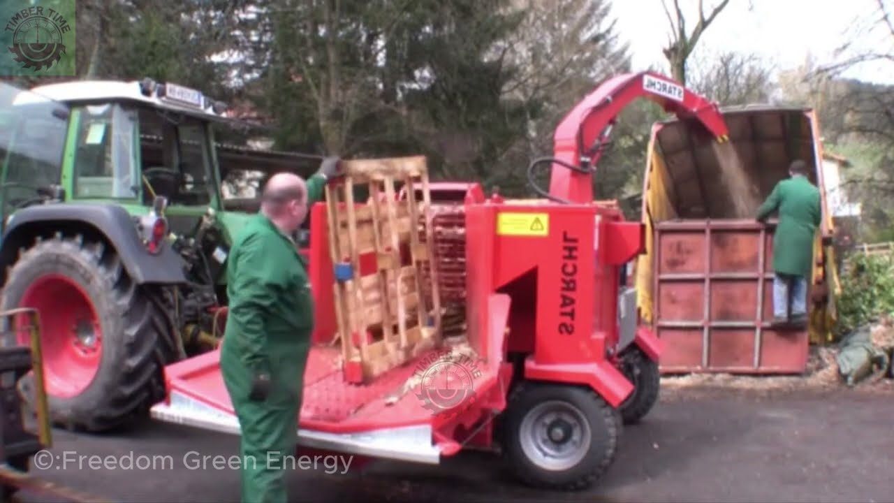 Dangerous Tree Shredder and Wood Chipper crushing machines | Monster Stump Removal Excavator #9