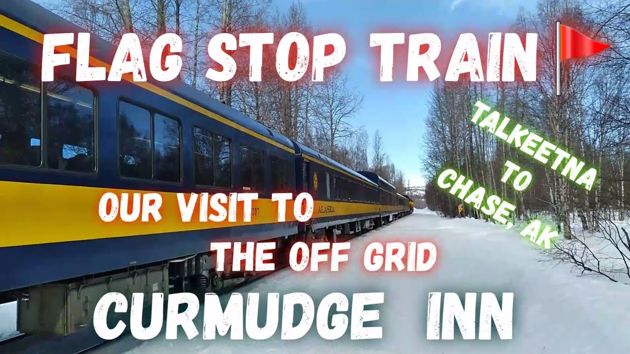 Flag stop train to Chase Alaska pt1 #Talkeetna #Alaska #Chase