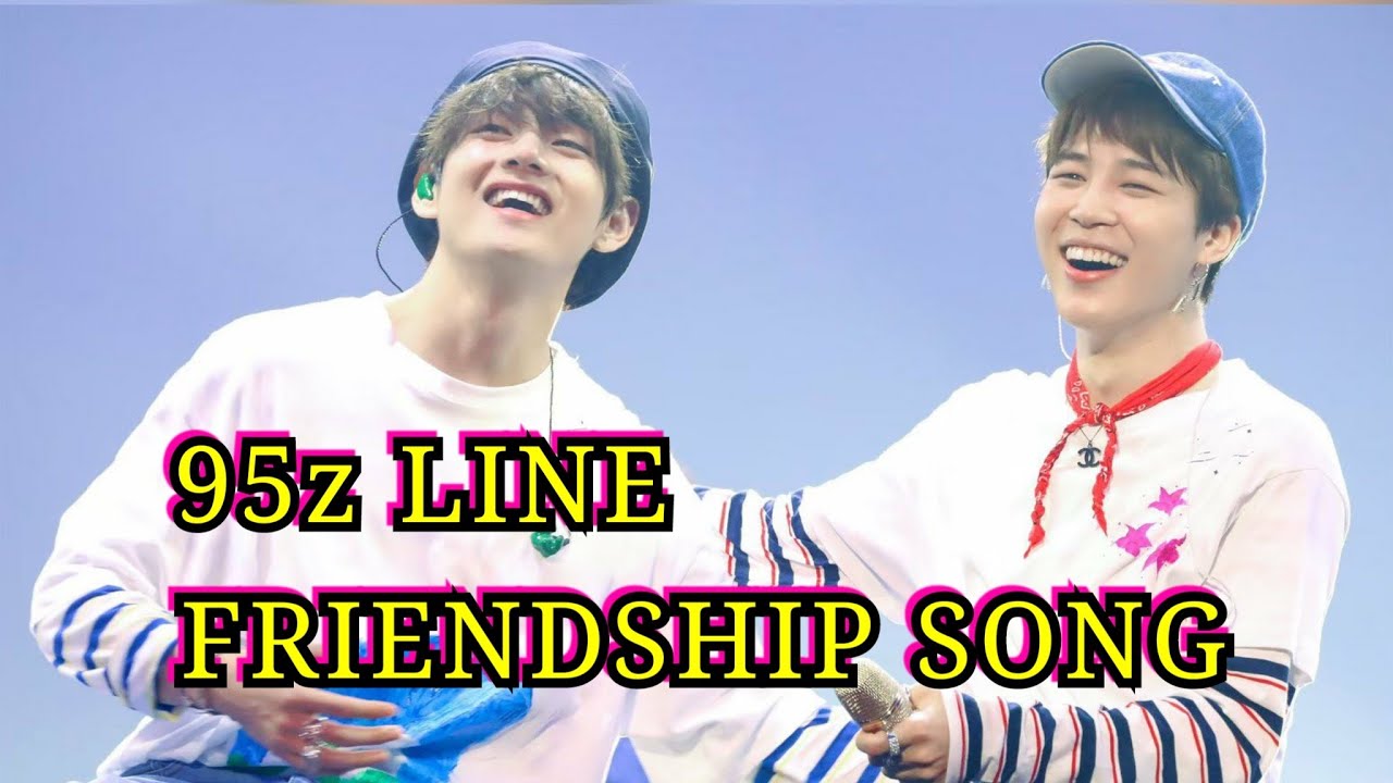 BTS 95z line Friendship song || Mustafa Mustafa ||  vmin fmv 😍 #Jimin #v #vmin #95z line