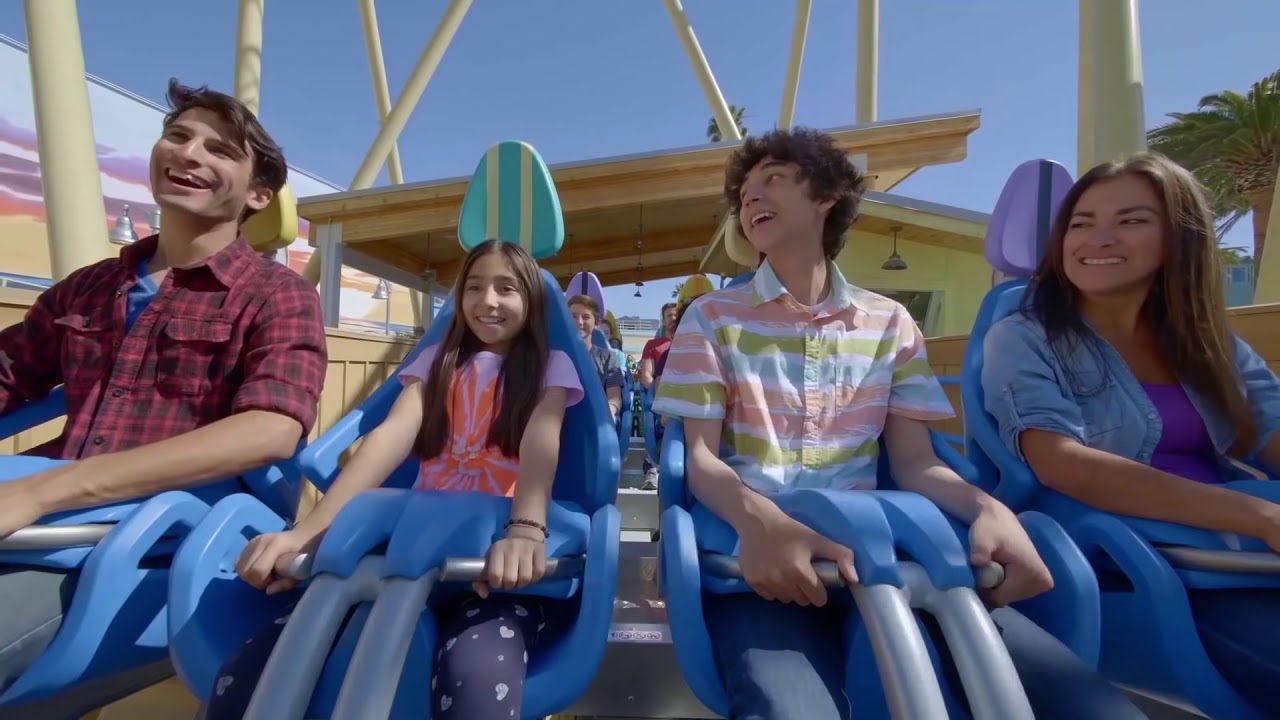 Роликовые горки HangTime — новинка в парке развлечений Knott's Berry Farm.