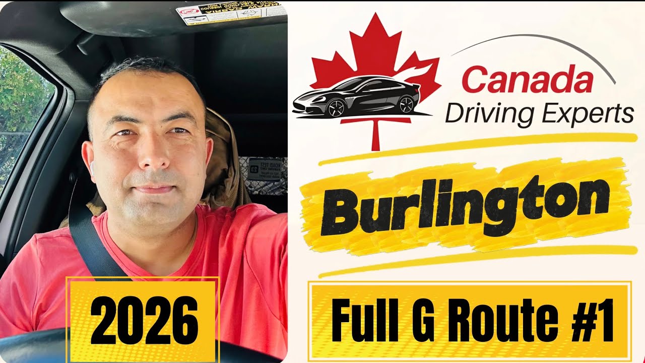 Burlington Full G Road Test Route 1 (2026) | Real DriveTest Route + Highway Tips