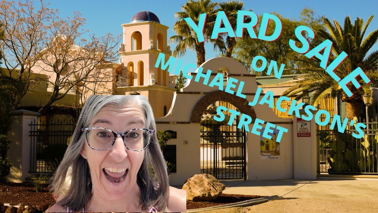 Yard Sale on Michael Jackson's Street - New Space Sneak Peek - Thrift With Me