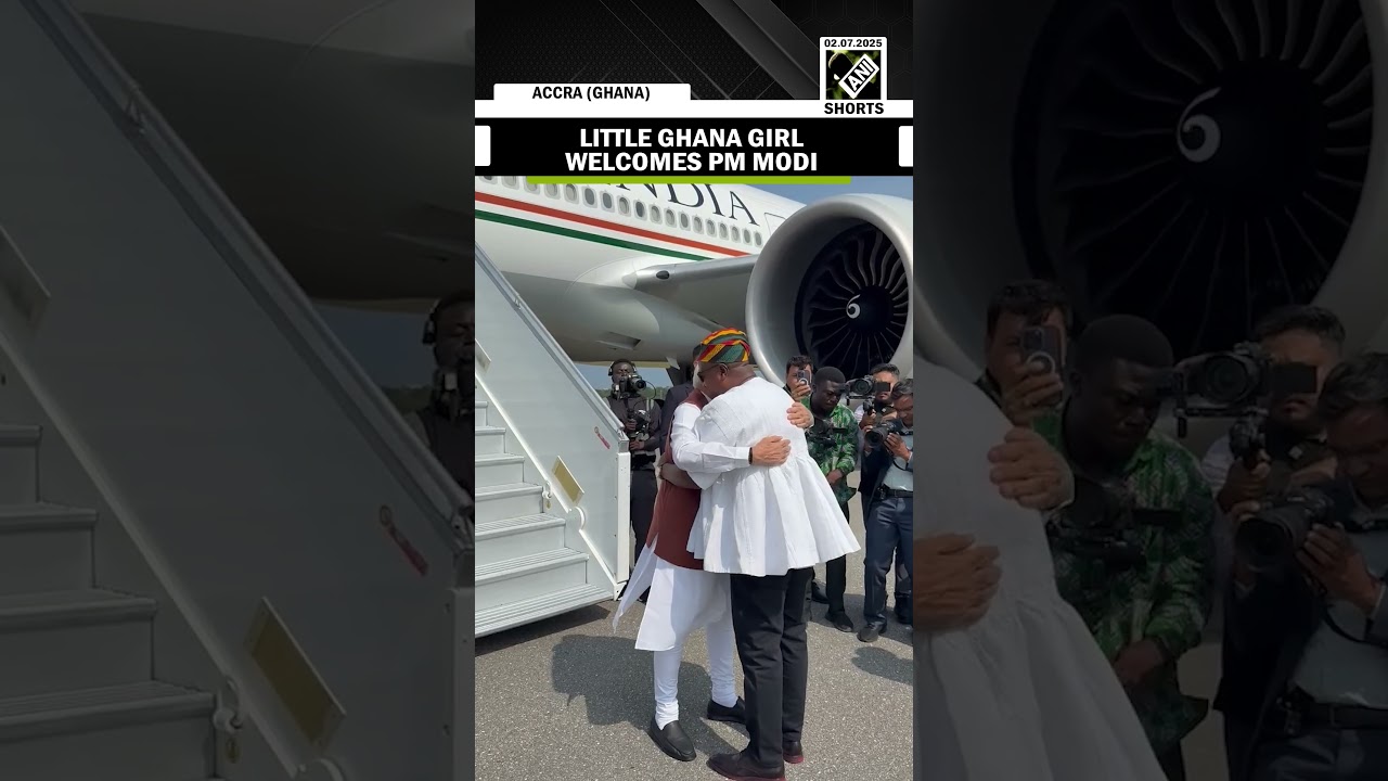 Prime Minister Narendra Modi arrived in Accra, Ghana, receives guard of honour with 21-gun salute