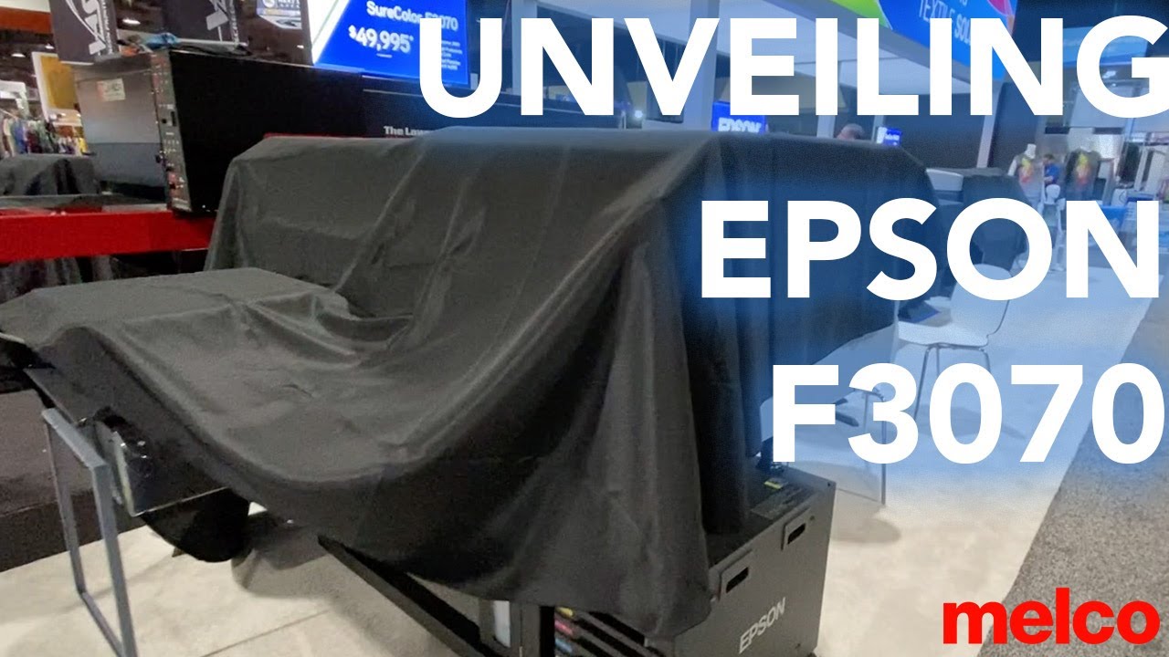 NEW! Epson F3070 Direct to Garment Printer