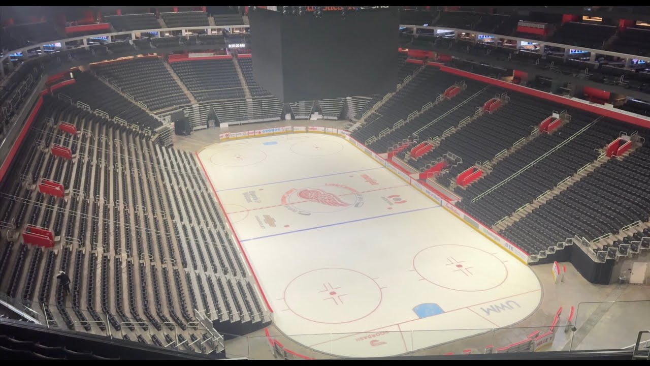 Behind the scenes of Little Caesars Arena