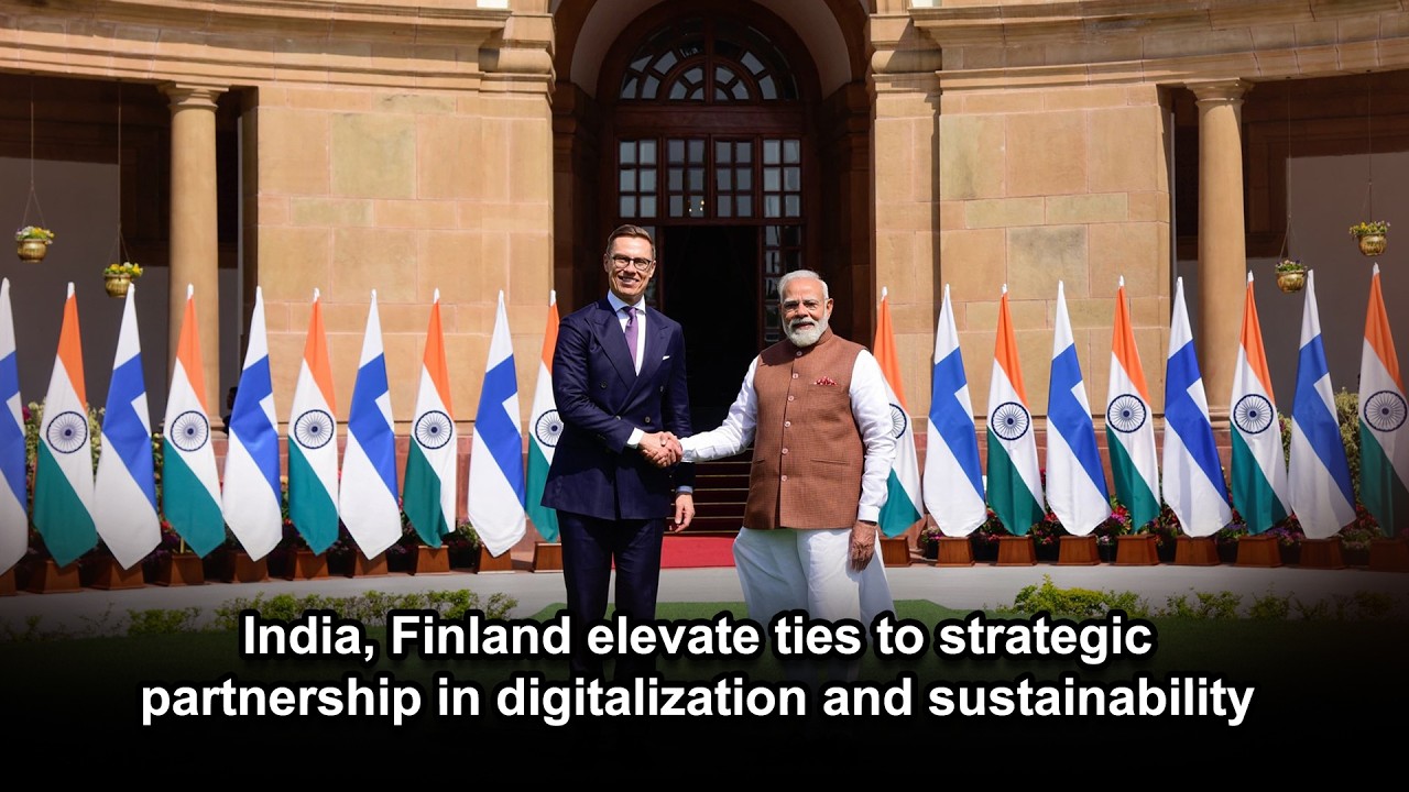 India, Finland elevate ties to strategic partnership in digitalization and sustainability
