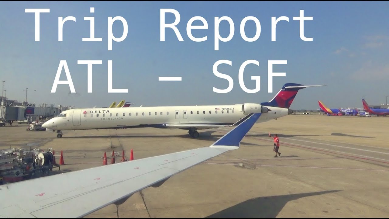 Отчёт о поездке – Delta Connection (CRJ900) ATL – SGF