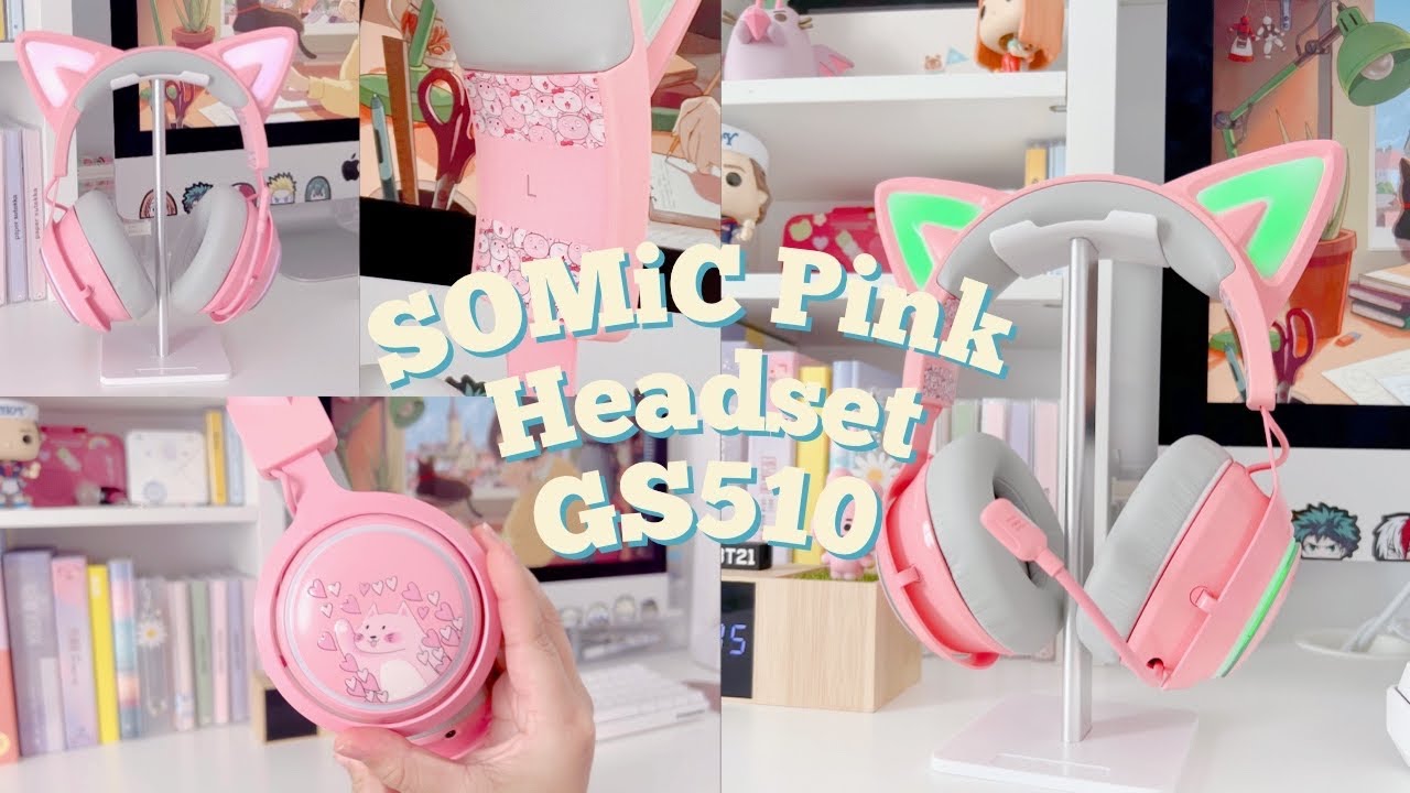 Trying out the SOMiC GS510 Headset 💓
