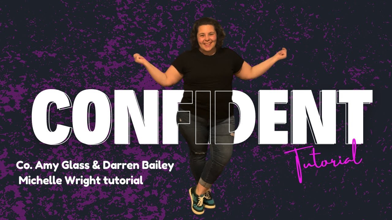 Confident line dance tutorial Phrased Intermediate choreography by Amy Glass & Darren Bailey