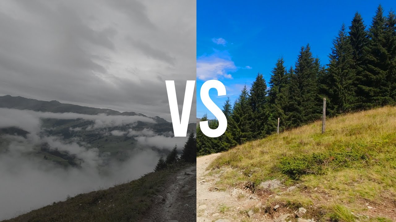 schlechtes Wetter vs gutes Wetter| Geschwindigkeit auf dem MTB? [Hacklberg Trail]