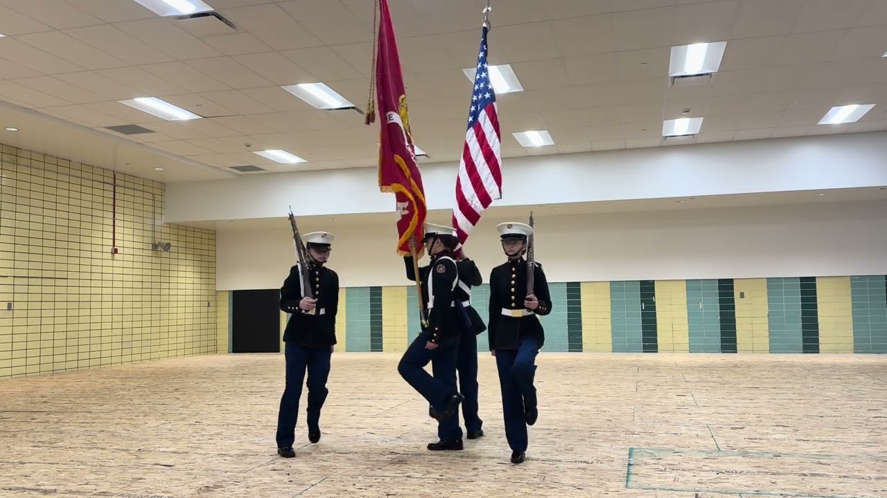 Central Campus Drill Meet Color Guard November 3, 2025