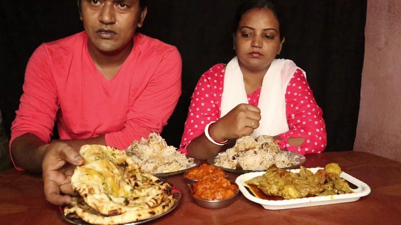 White Chicken Biryani & Masala Kulcha with Mushroom & Chicken Kosha | Best Indian Eating Show
