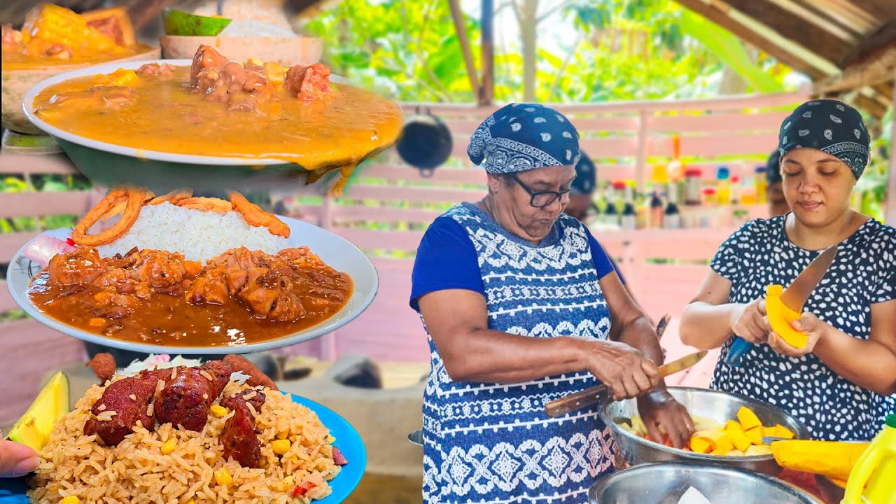 Del Fogón al Patio: Disfruta Platos Tradicionales a la Leña Bajo la Lluvia 🌧️🍲
