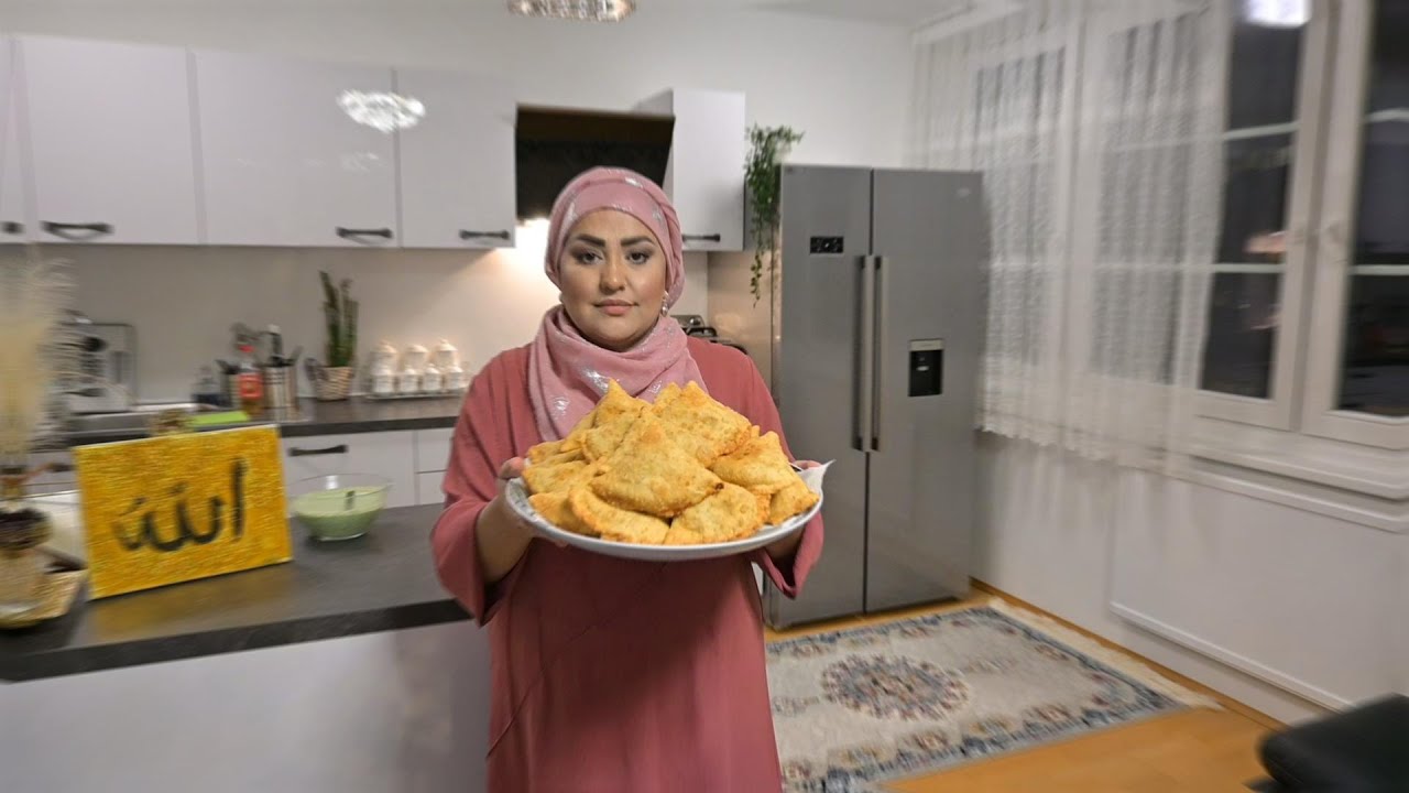 سمبوسه برای افطار در ماه مبارک رمضان | samosa recipe 😍👌