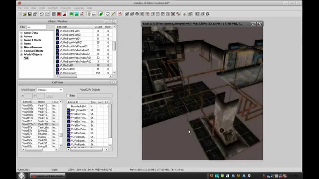 Fallout 3 GECK Tutorial - Simple Vault