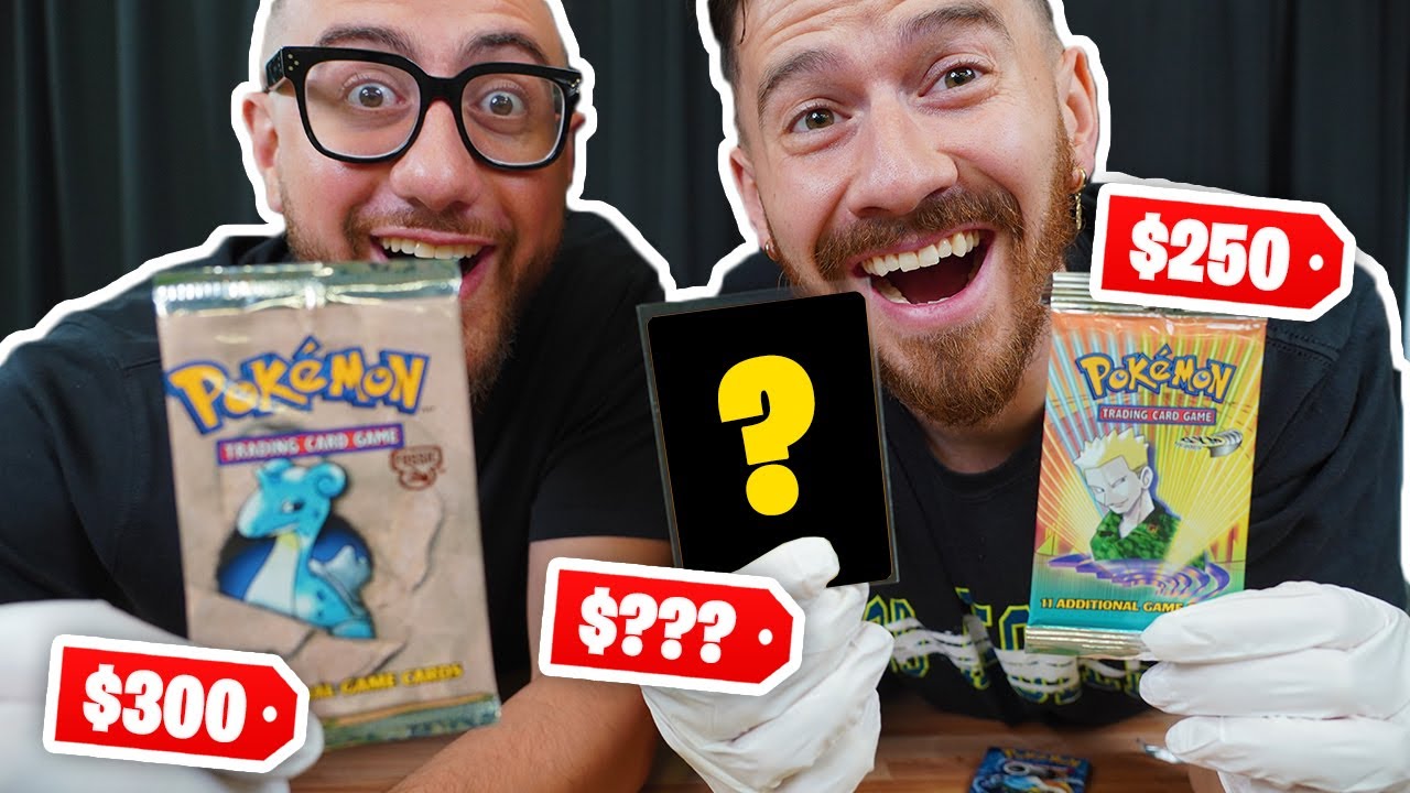 $750 OG Pokemon Card Pack Opening!! (Fossil, Gym Heroes Etc) w/ ChadWithaJ