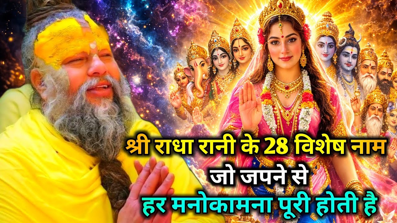श्री राधा रानी के 28नाम विशेष नाम है वे 28 नाम जाप करने सें मनोकामन पुर्न होती है ||Radha rani 28