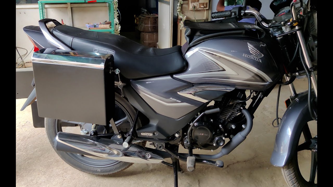 Honda CB Shine Bike Side Box Fitting  || Metal Box || Side box for Honda CB Shine - Steel Box