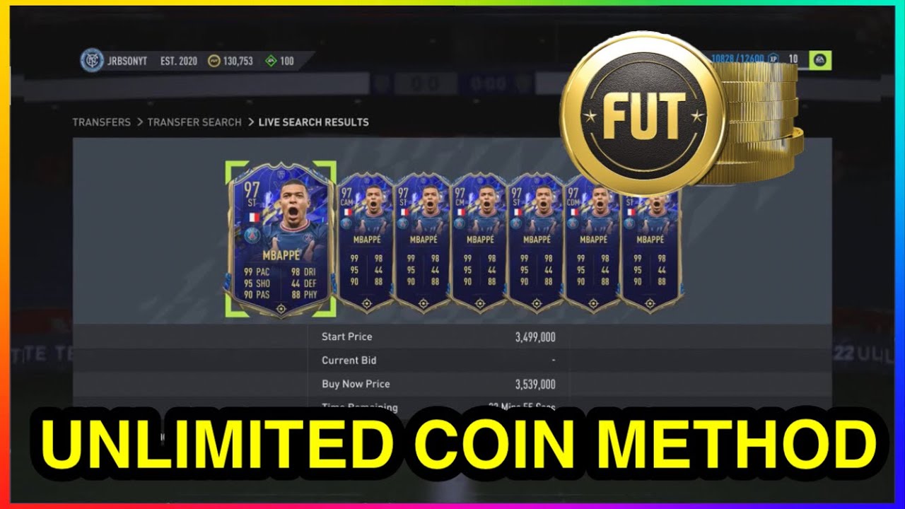 *NEW* UNLIMITED COIN METHOD IN FIFA 22 ULTIMATE TEAM | FIFA 22 SNIPING FILTER