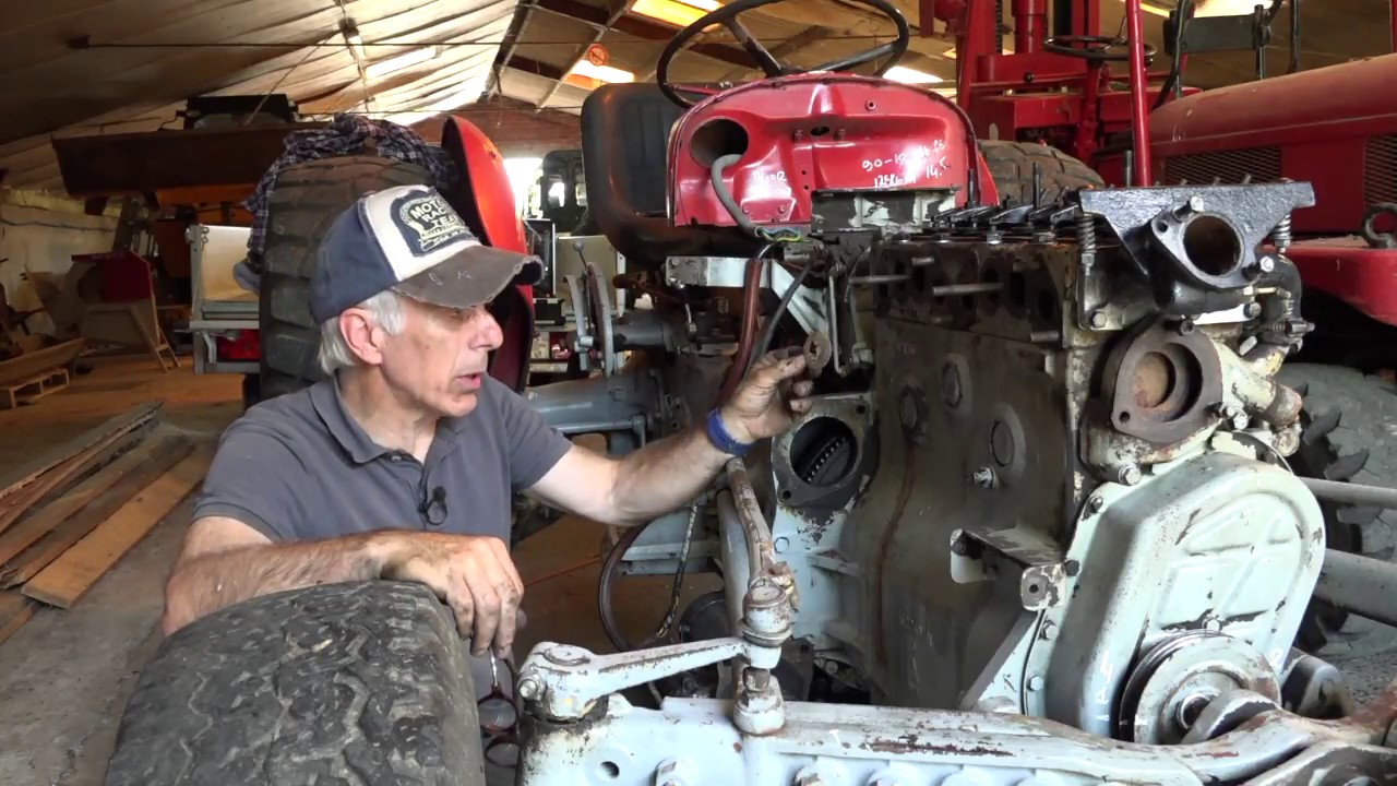Replacing Engine Anti Frost Plates  on a  MF 35