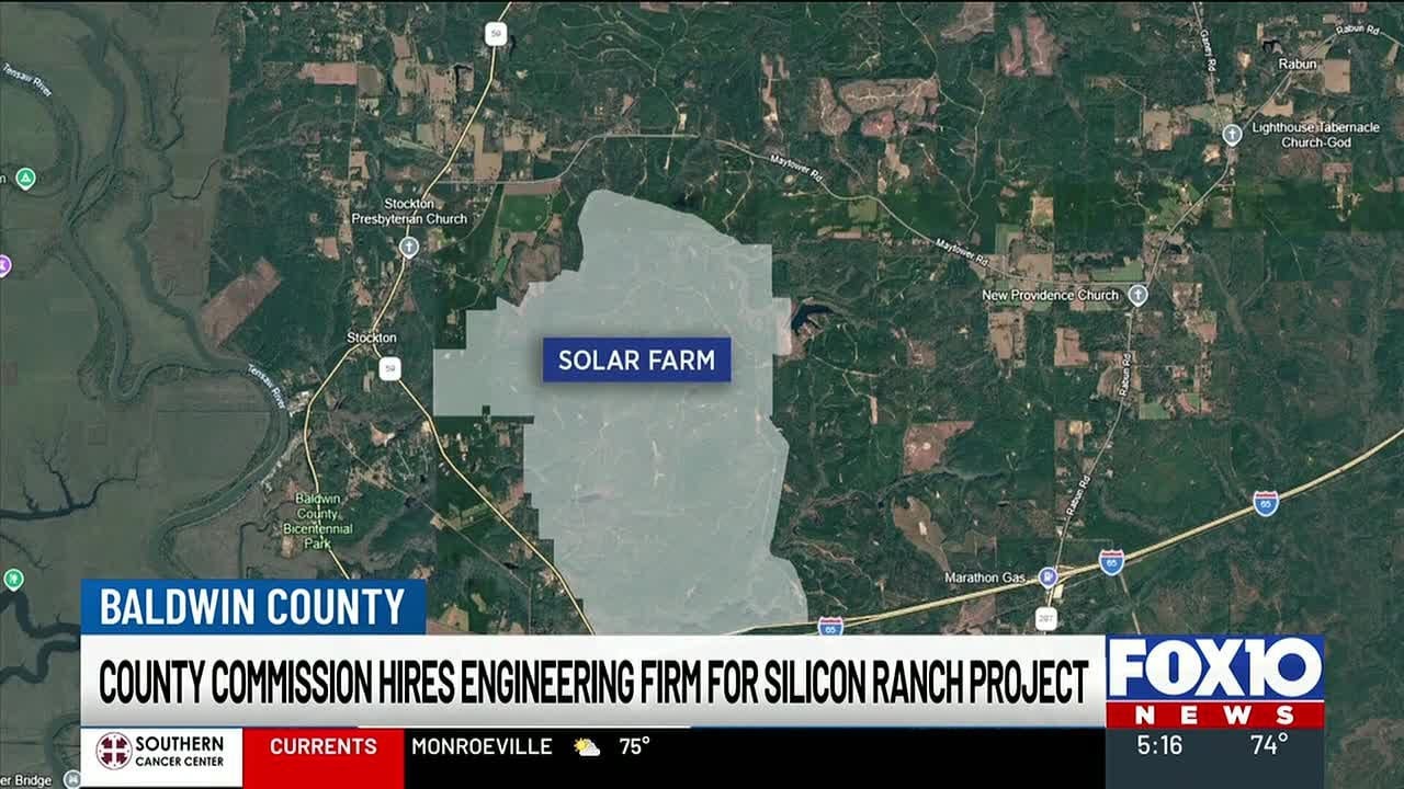 Baldwin County Commission hires engineering firm to monitor solar farm development