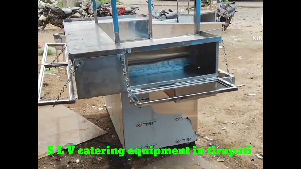 Tea counter prepared by S L V catering equipment in tirupati contact number 9848870655//9573255597//