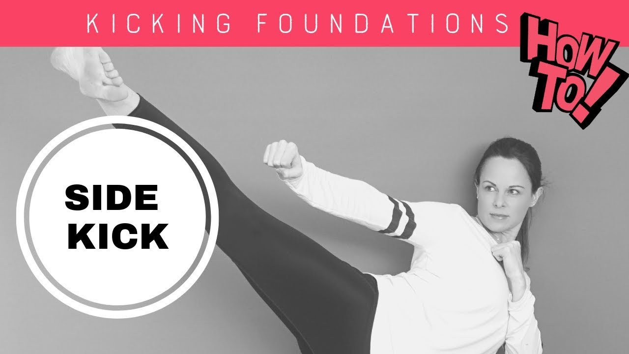 How to do a tae kwon do  side kick  | With CHLOE BRUCE