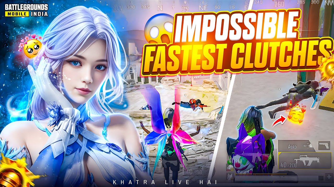 IMPOSSIBLE FASTEST CLUCTHES BY @KhatraLiveHai | BGMI - PUBGMOBILE 
