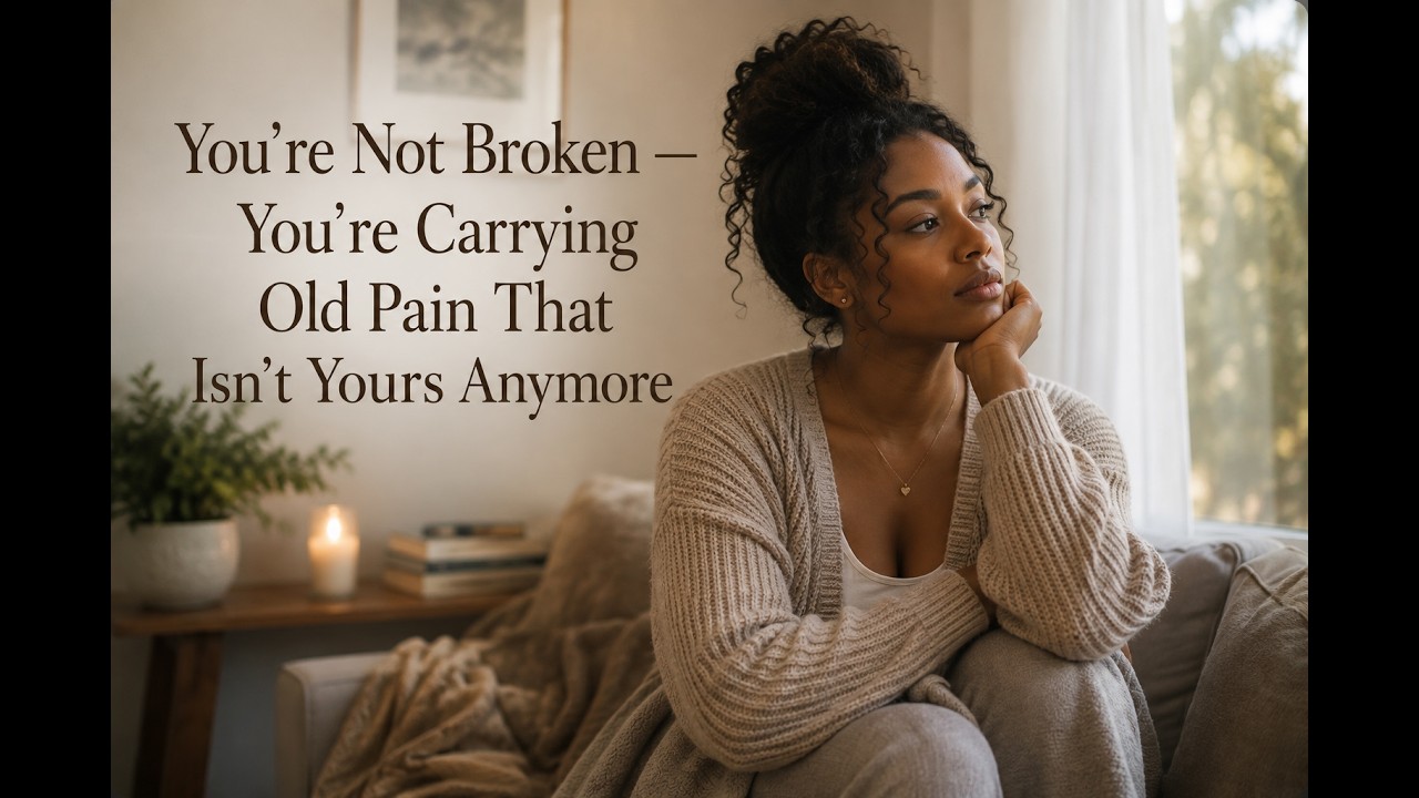You’re Not Broken — You’re Carrying Old Pain That Isn’t Yours Anymore 💔✨