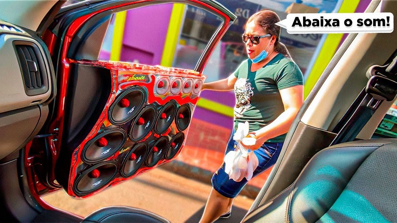 BUSQUEI MINHA MÃE NO AÇAÍ DE S10 COM SOM ESTRALANDO 🔥 * os alarmes não aguenta *