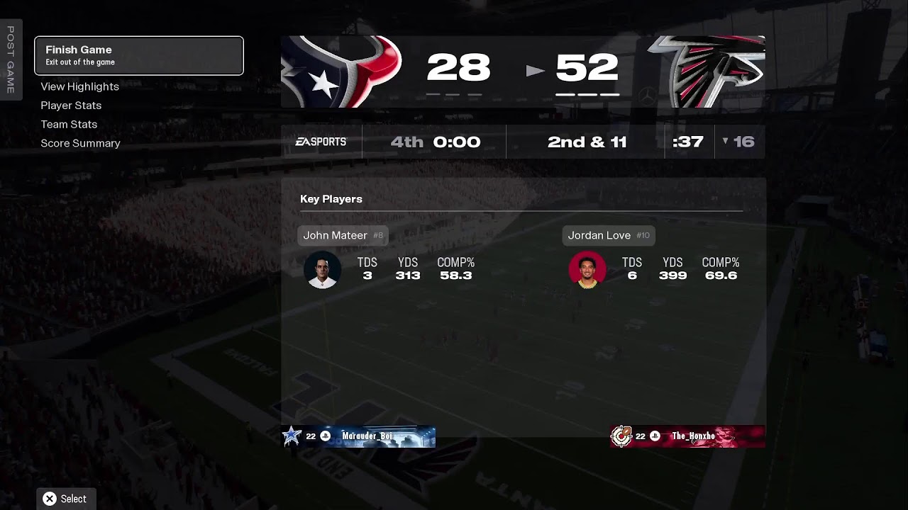 Highlight v Panthers wk.17