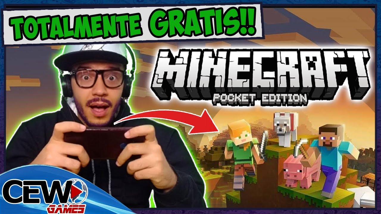 COMO BAIXAR MINECRAFT DE GRA&Ccedil;A PARA SEU CELULAR! [Pela Play Store]