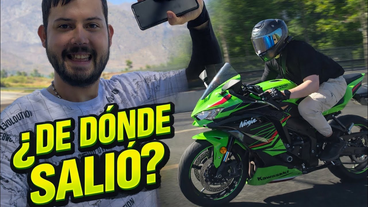 FUIMOS A COMER CON UN DESCONOCIDO - VOLYANOS IRL KAWASAKI ZX4RR