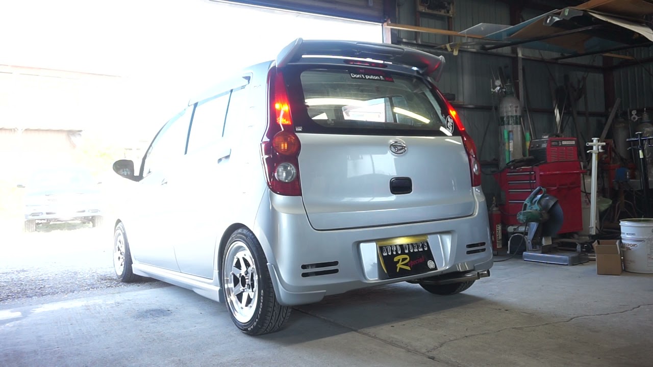 【AUTO WORK'S R ワンオフマフラー】ダイハツ　ミラ 