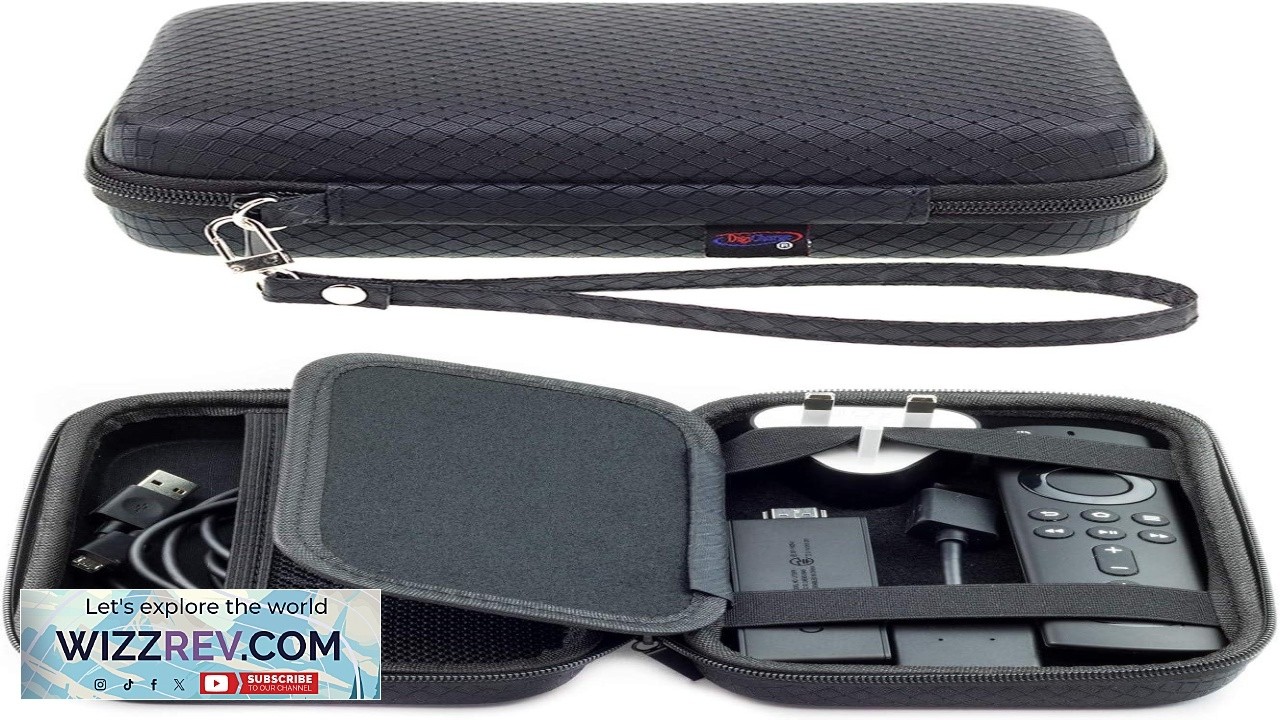 DigiCharge Hard Carry Case for Amazon Fire TV Stick 4K Fire