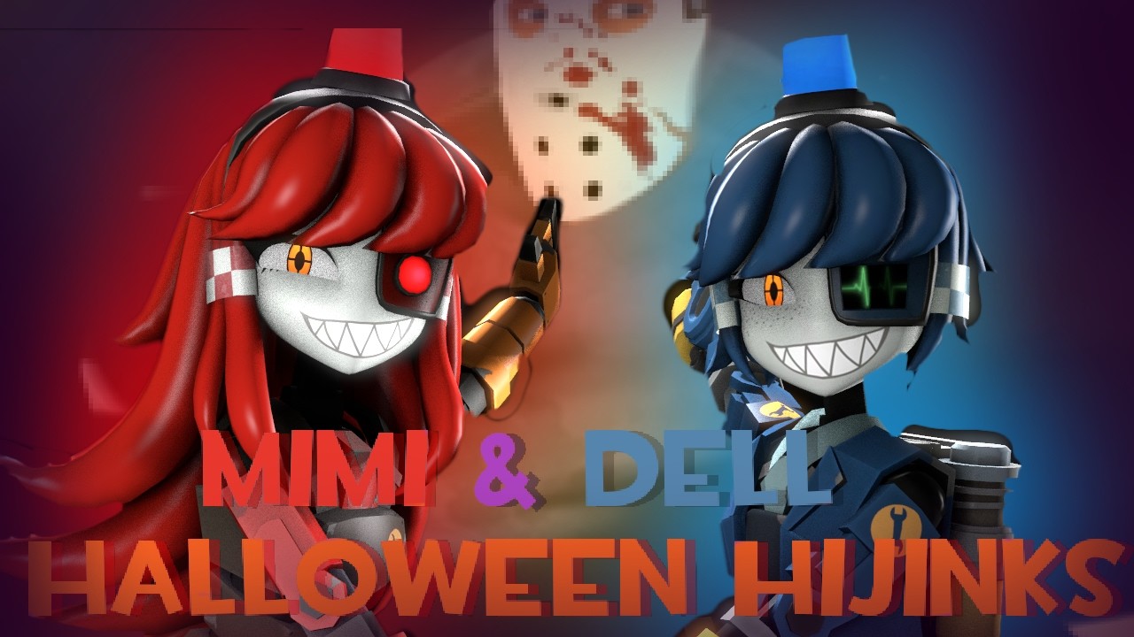 [TF2/SFM] Mimi Sentry and Dell Spencer In: Halloween Hijinks
