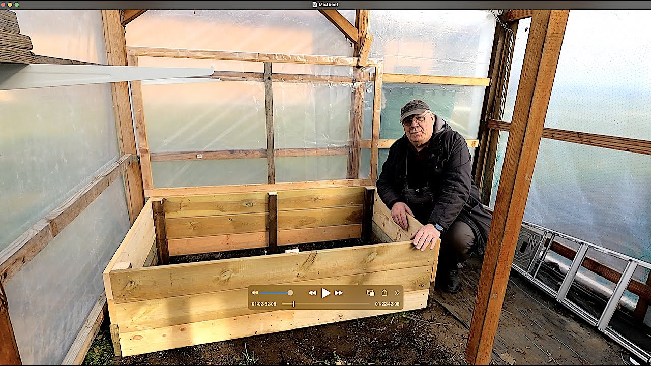 Garten 2023#6 – Ein Mistbeet im Tomatenhaus.