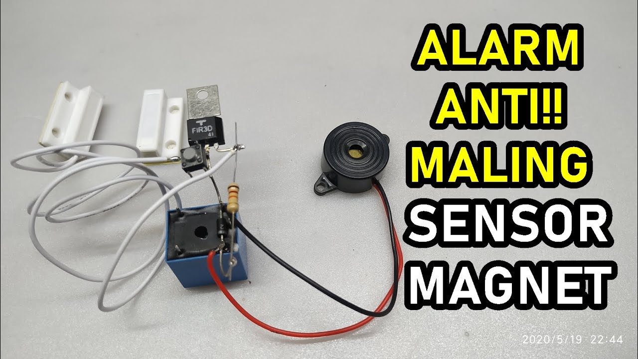 Cara Membuat Alarm Anti Maling Menggunakan Sensor Magnet