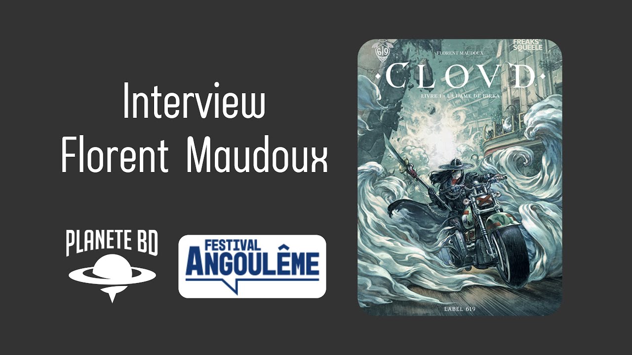 Florent Maudoux en interview pour planetebd com