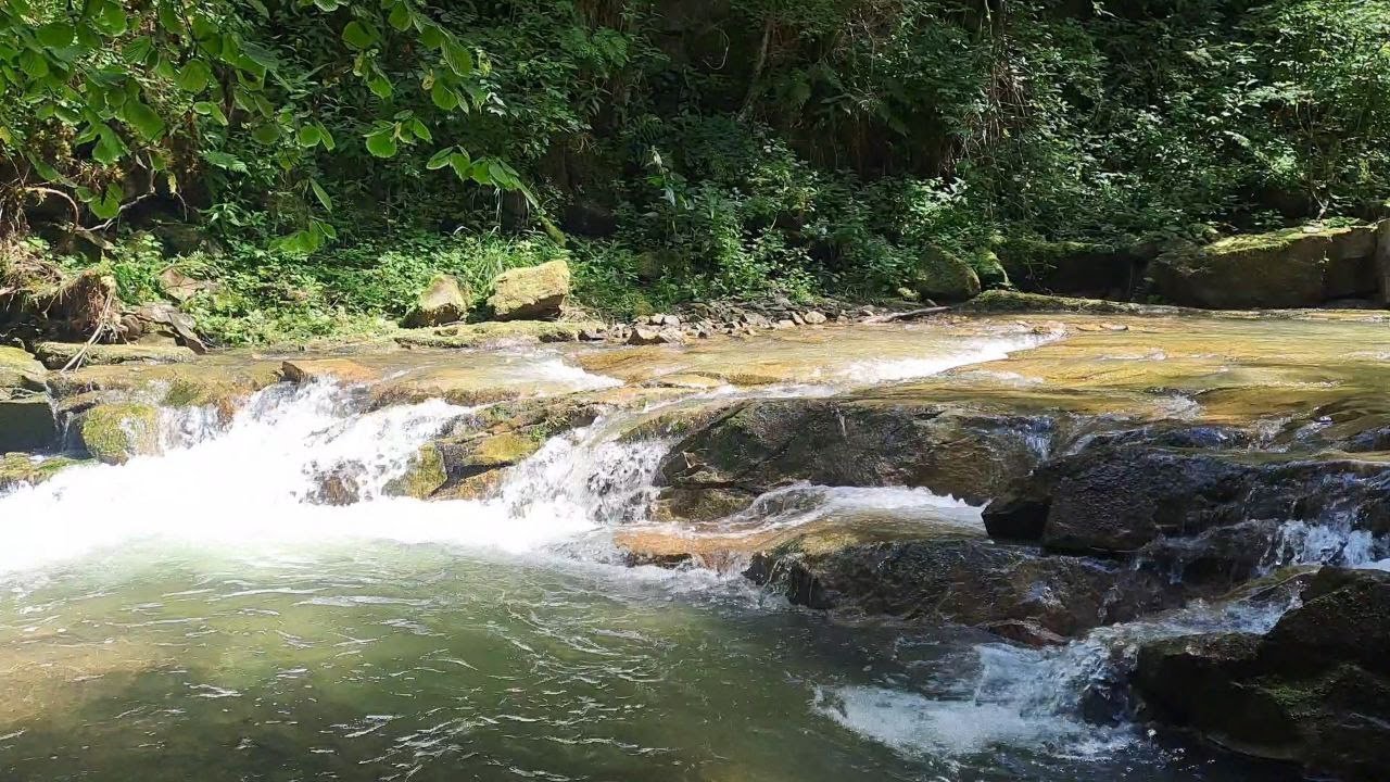Волоспад Карпати Гори / Waterfall Sounds