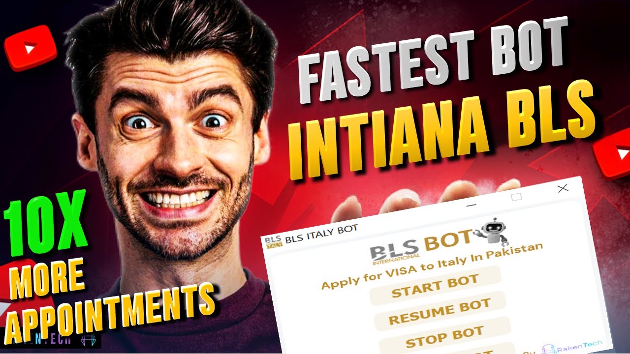 2026 Intiana BLS Italy visa appointment Bot | BLS Auto Booking and Auto Captcha Solving Bot Latest