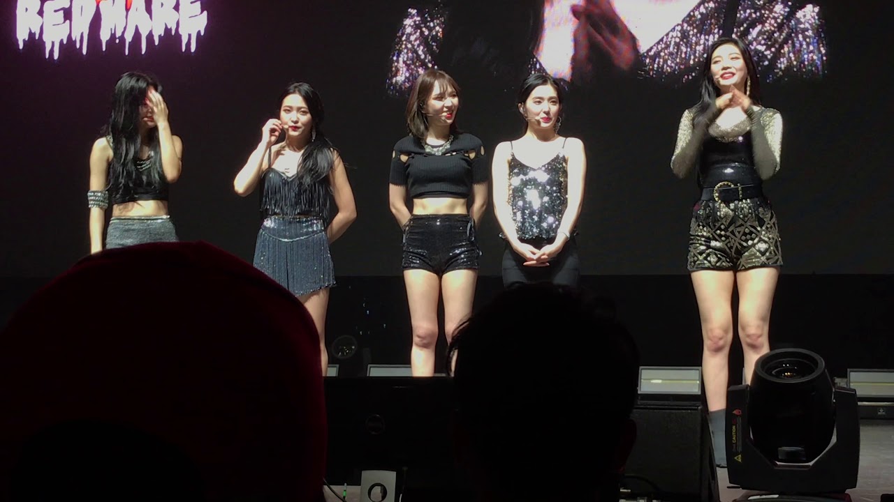 190207 fancam red velvet redmare talk2
